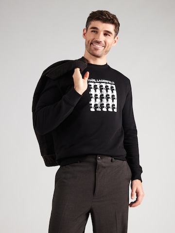 Karl Lagerfeld Majica | črna barva: sprednja stran