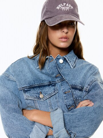 Pull&Bear Cap in Purple