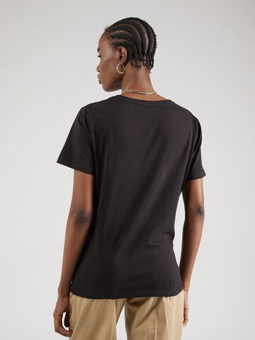 VILA Shirt 'VULKAN' in Zwart