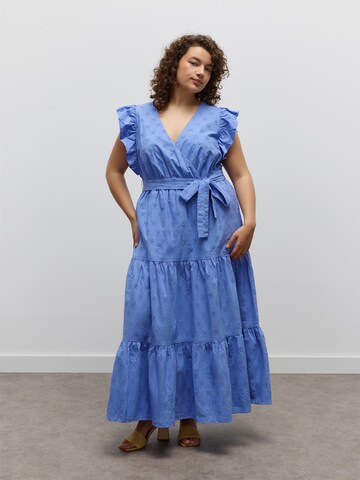 CITA MAASS Summer dress 'Daniela' in Blue: front