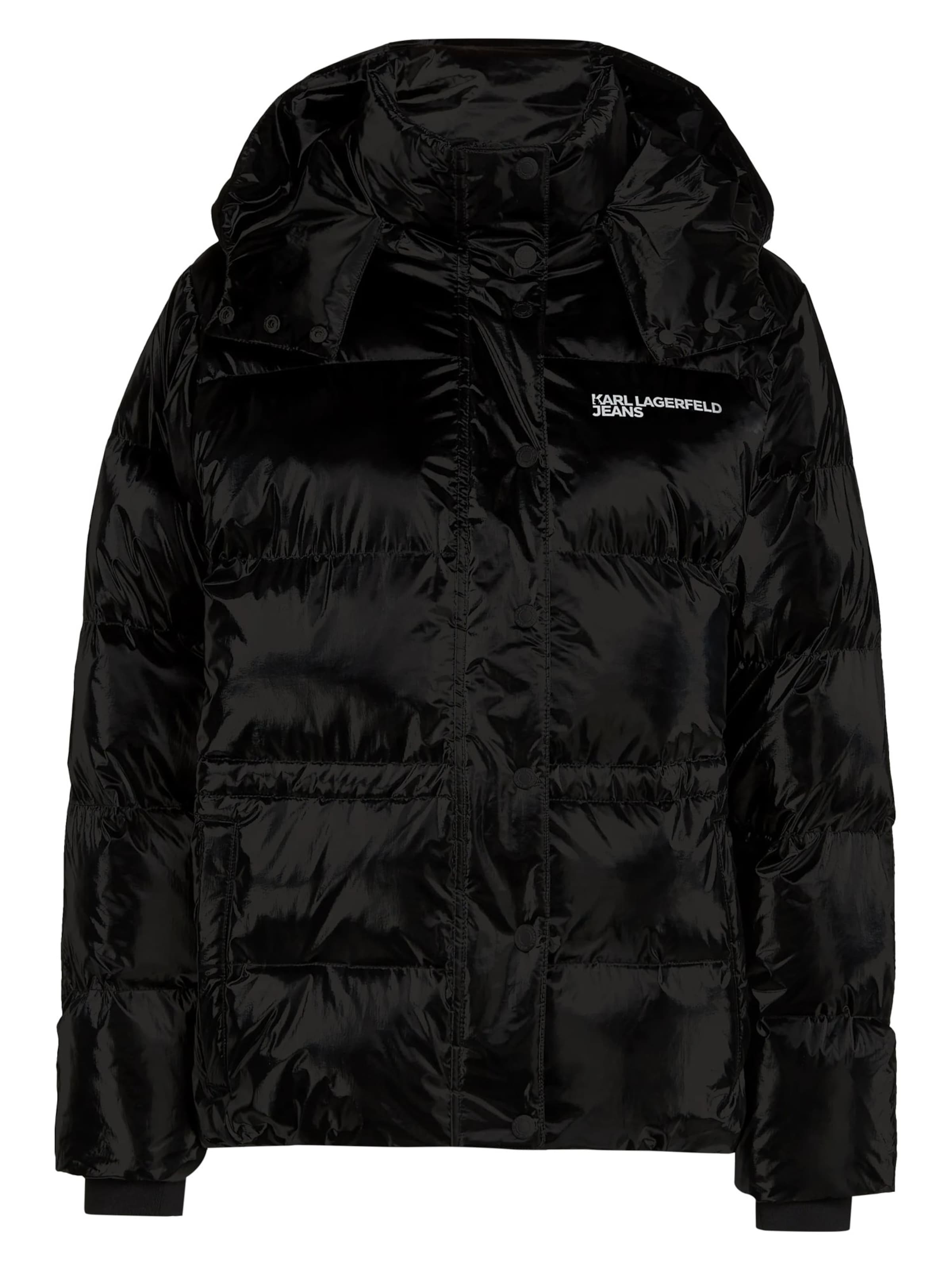 Giacca invernale di KARL LAGERFELD JEANS in nero: frontale