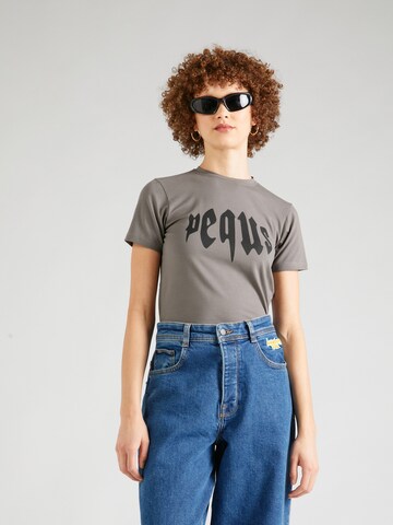 Pequs T-Shirt in Grau