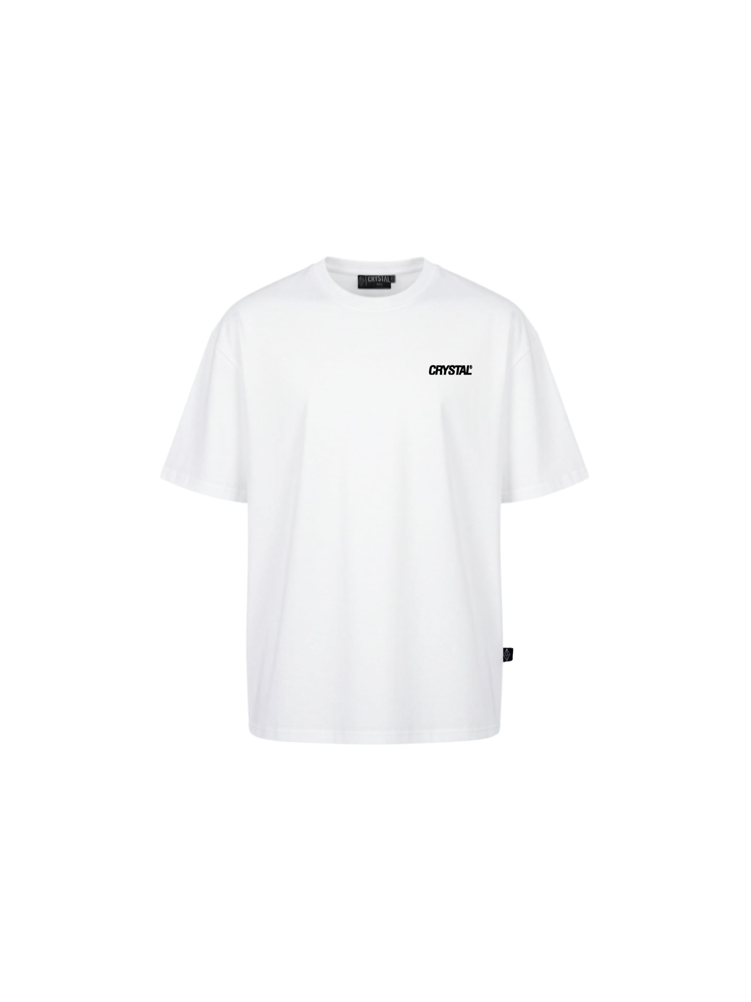 Crystal Paris Shirt 'Rose' in White: front