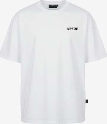 Crystal Paris Shirt 'Rose' in White: front