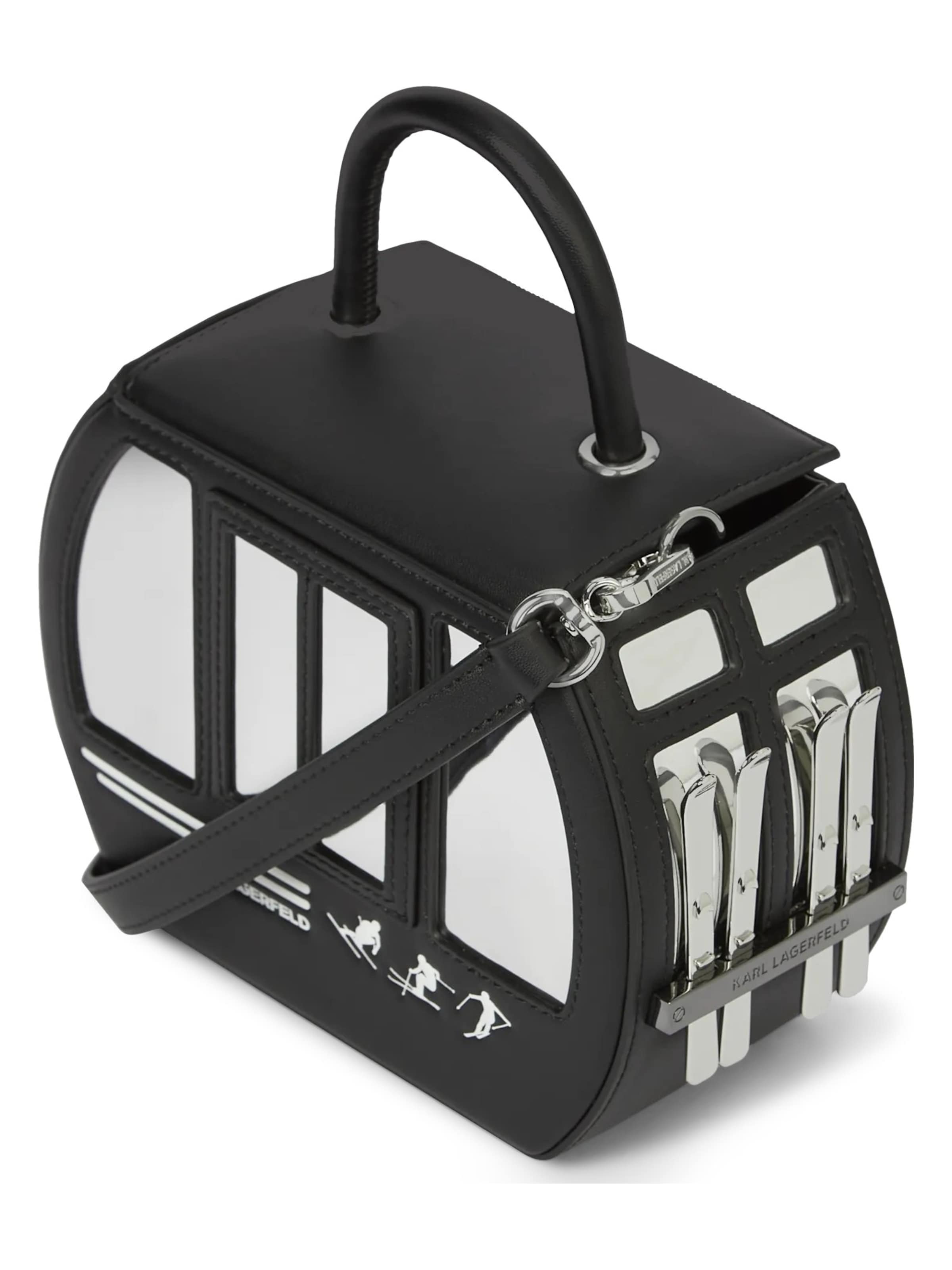 Karl Lagerfeld - Bolso de mano 'Ikon' en negro