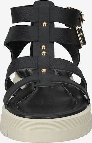 SANSIBAR Strap Sandals in Black