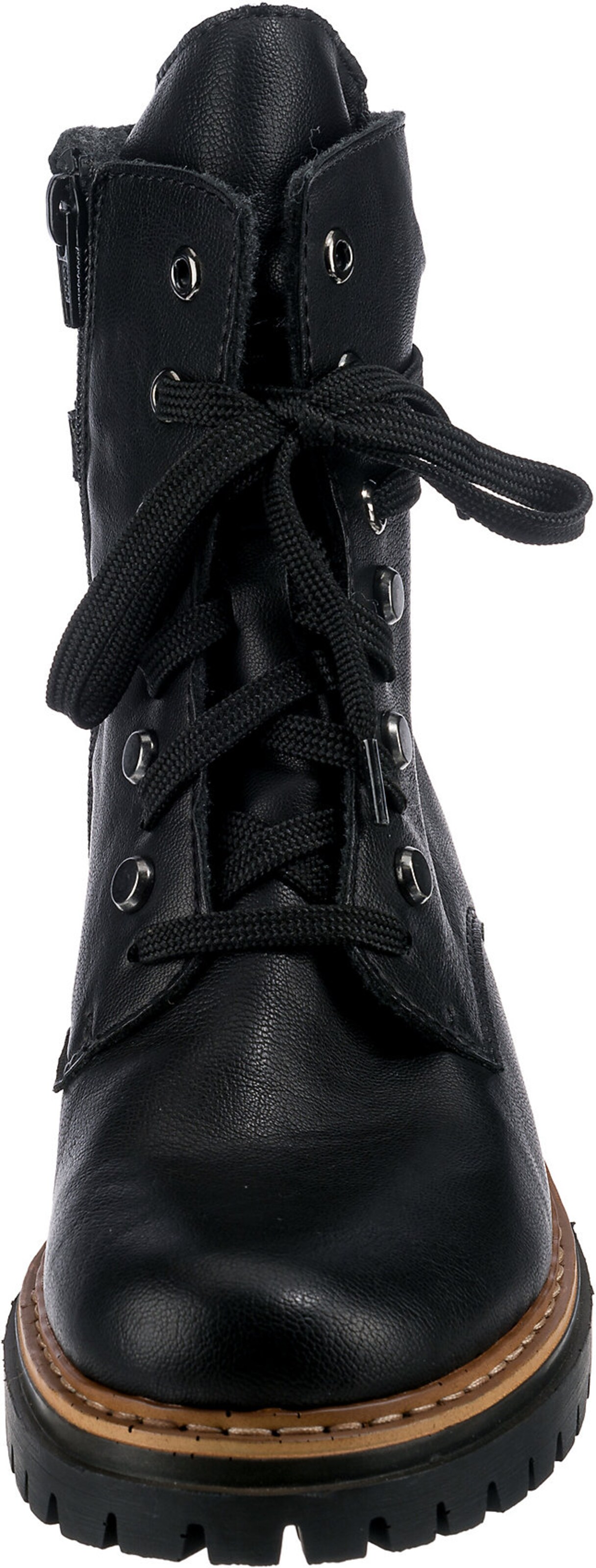 Bottines à lacets Rieker en noir