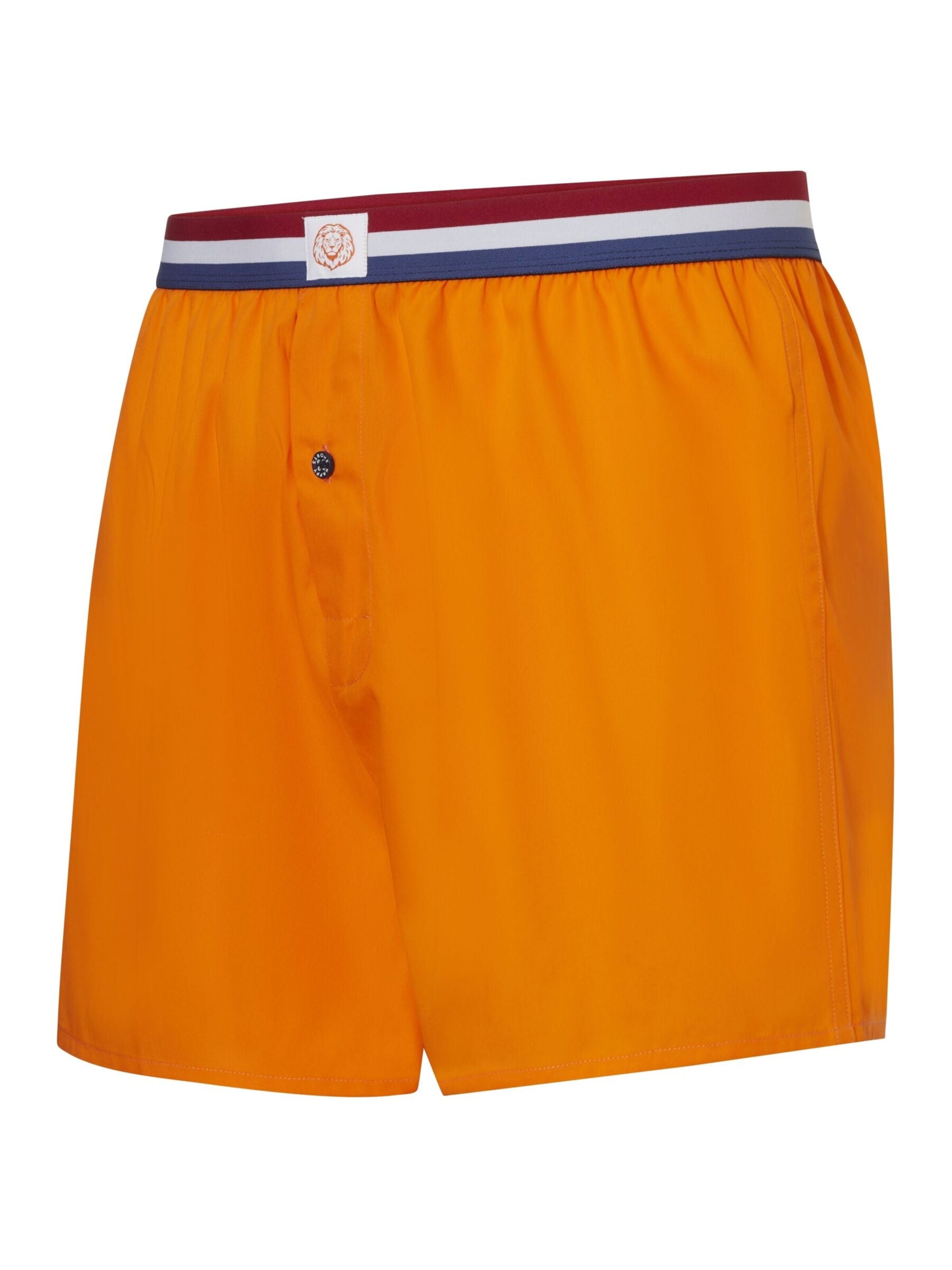 Happy Shorts Boxer shorts 'Happy Shorts Men's American Boxer Boxer Shorts koningsdag orange' in Orange