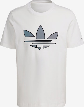 T-Shirt ADIDAS ORIGINALS en blanc : devant