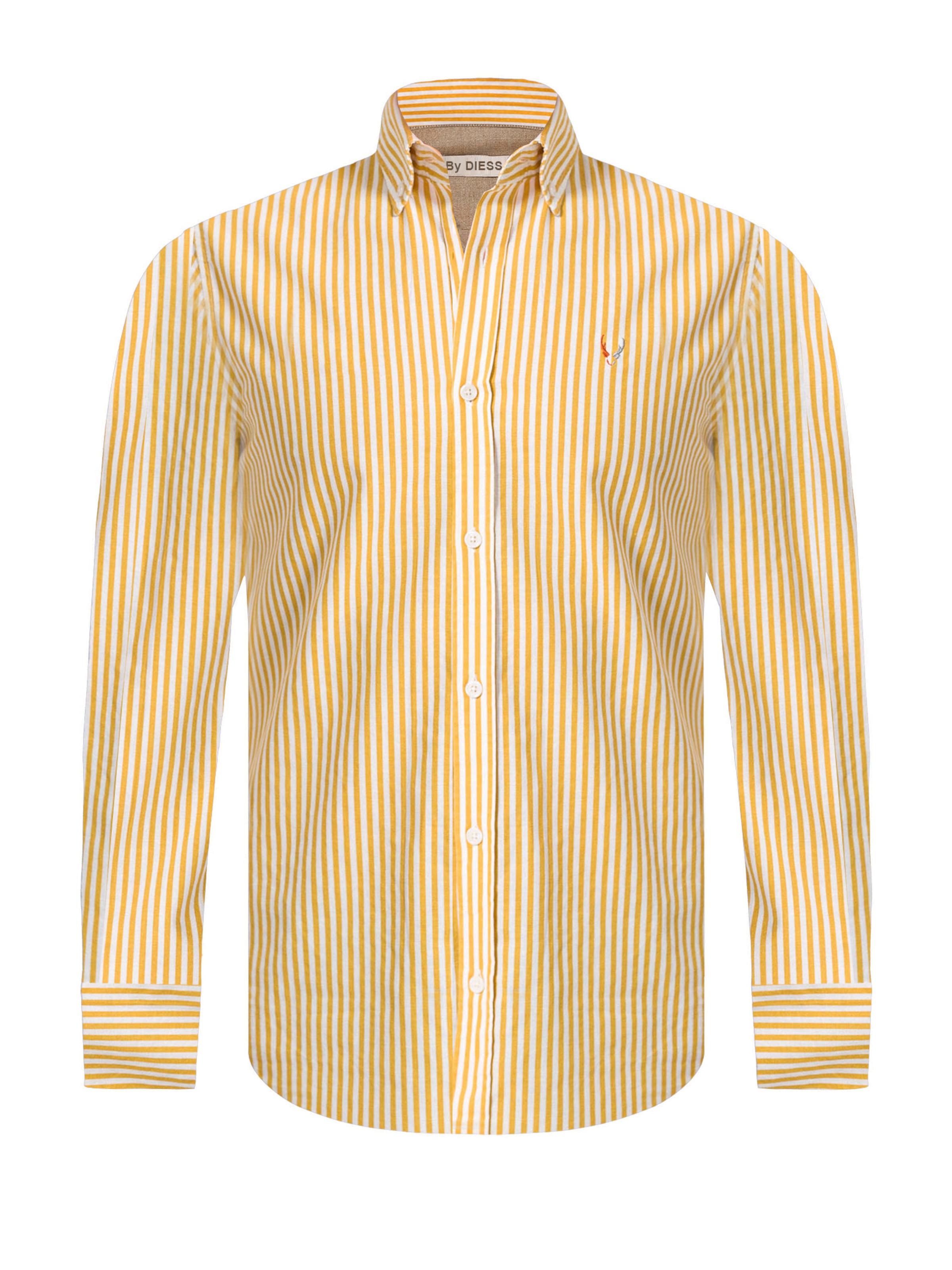 Coupe regular Chemise By Diess Collection en jaune : devant