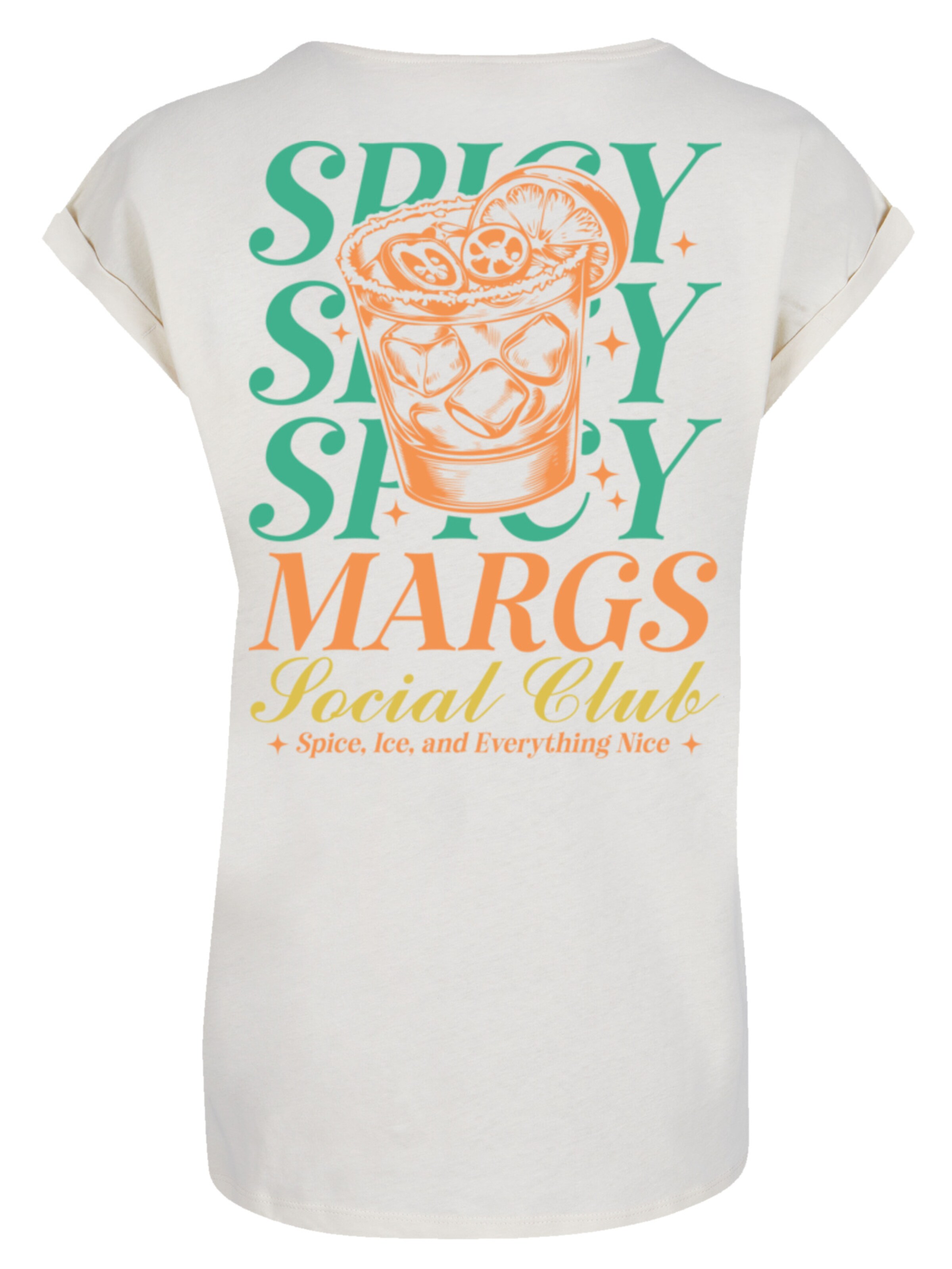 T-shirt 'Spicy Margarita Social Club' F4NT4STIC en beige