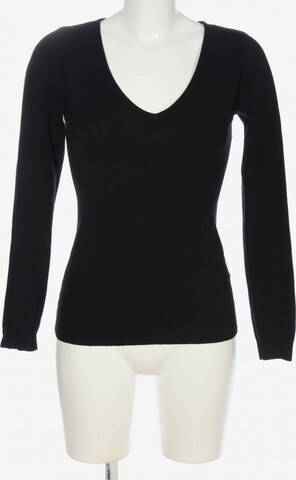 Louise Orop V-Ausschnitt-Pullover in M in Black: front