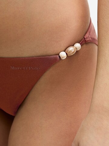 Marc O'Polo Bikini-Hose ' Breezy Leaf ' in Braun