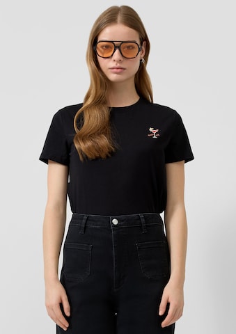 QS Shirt in Black: front