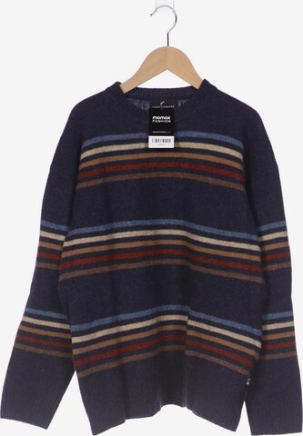 HECHTER PARIS Sweater & Cardigan in M-L in Blue: front