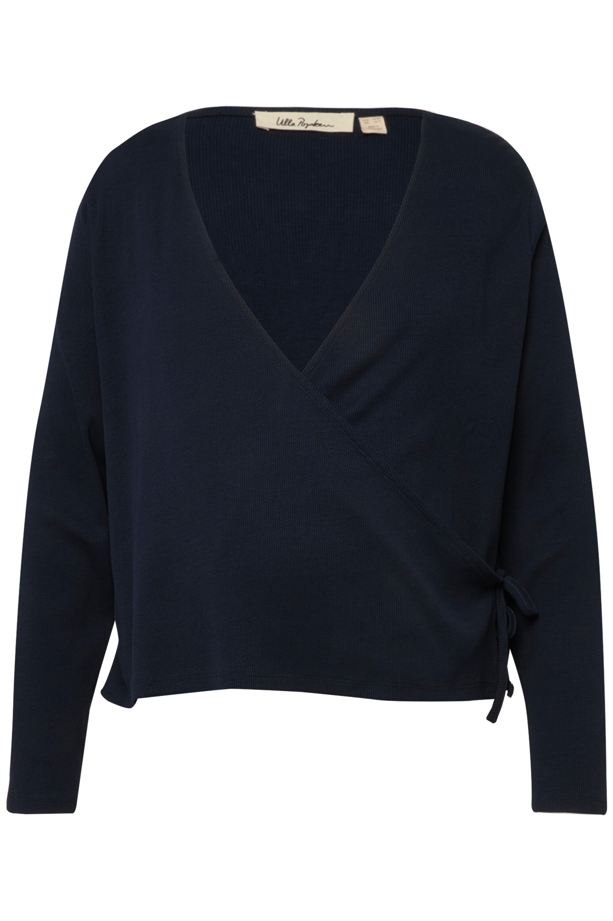 T-shirt Ulla Popken en bleu : devant