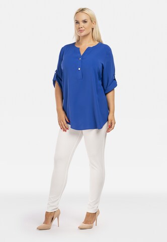 Karko Bluse 'DAFNE' in Blau