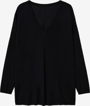 MANGO Sweater in Black: front