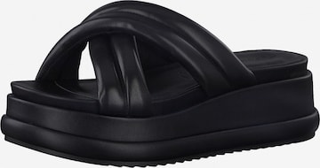 TAMARIS Mules in Black: front