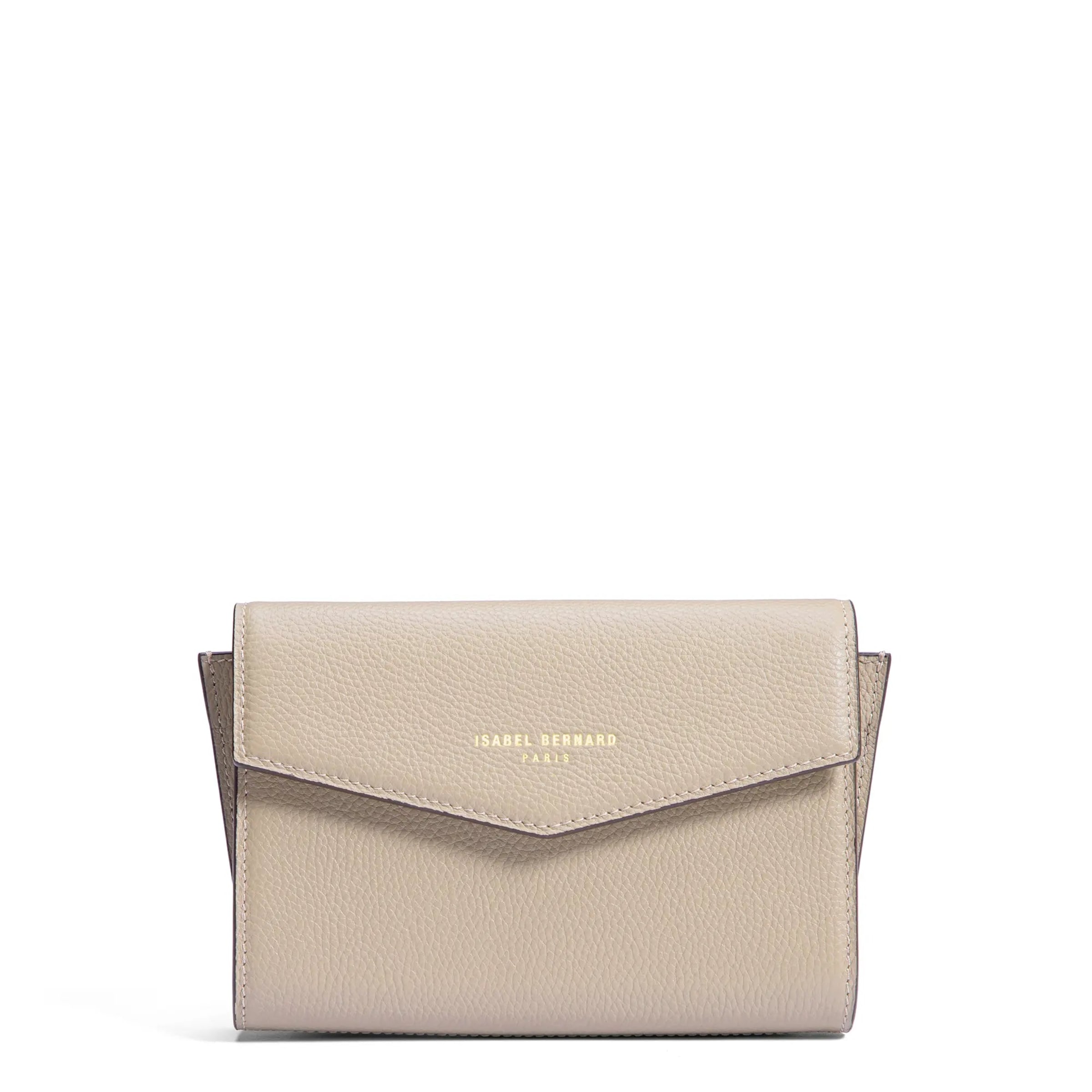Isabel Bernard Clutch in Braun: Vorderseite