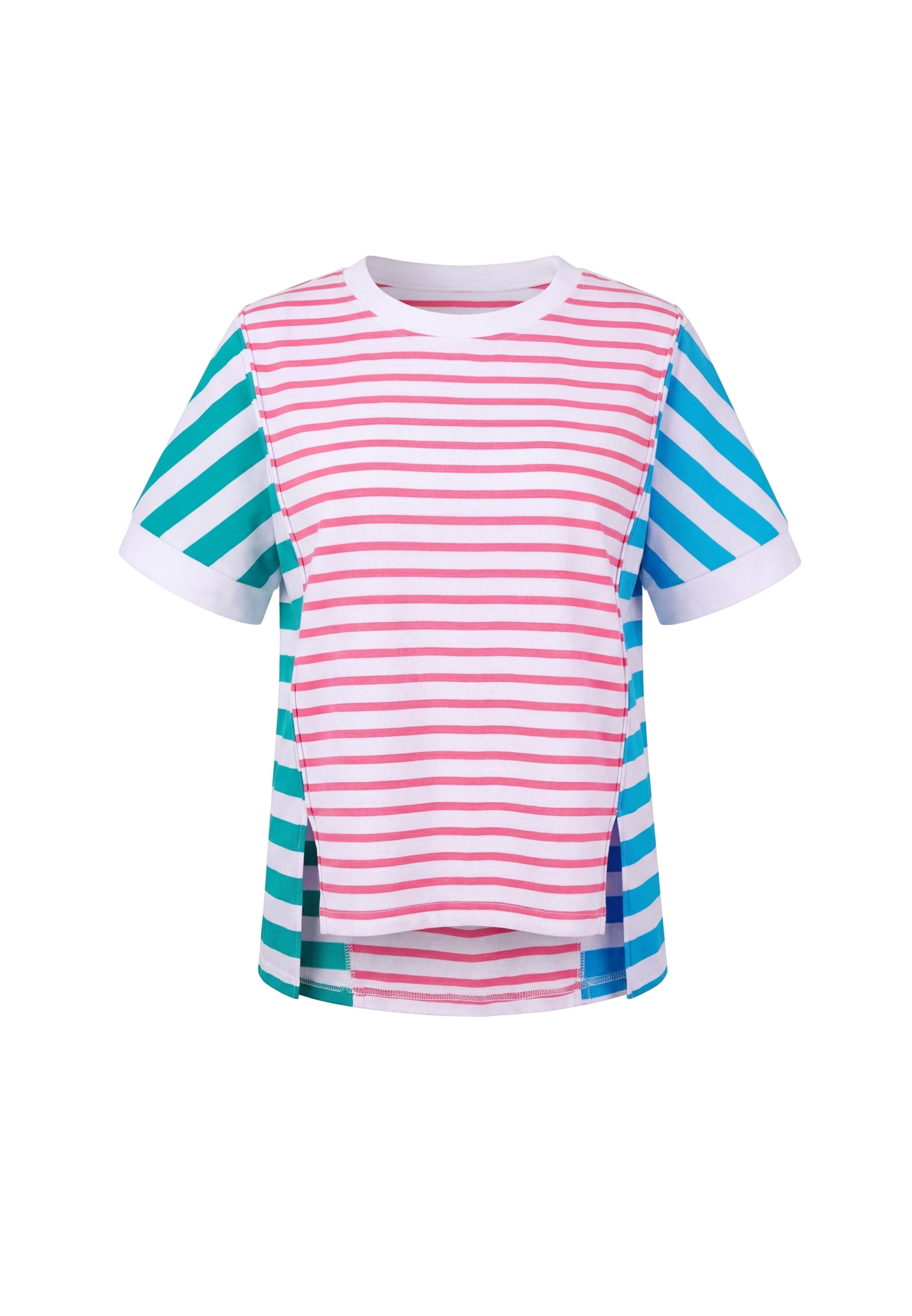 T-shirt usha BLUE LABEL en rose : devant