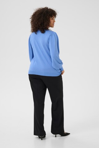 Cardigan 'Lazzy' KAFFE CURVE en bleu