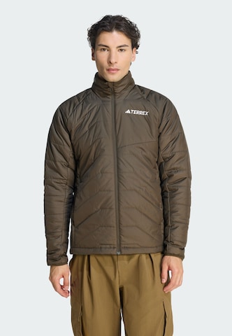 Veste outdoor ADIDAS TERREX en vert : devant