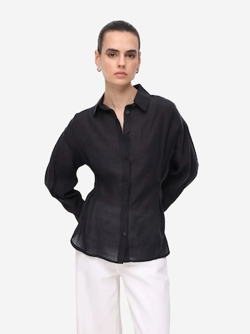 Maglietta di MixRay in nero: frontale