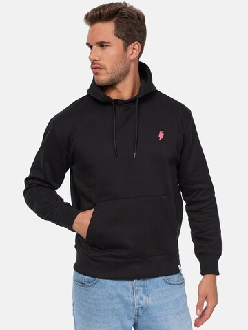 Mikon - Sudadera 'Eis' en negro: frente