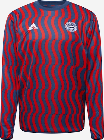 ADIDAS SPORTSWEAR Funkcionalna majica 'FC Bayern' | modra barva: sprednja stran
