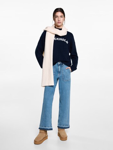 MANGO TEEN Loosefit Farkut 'Utility5' värissä sininen