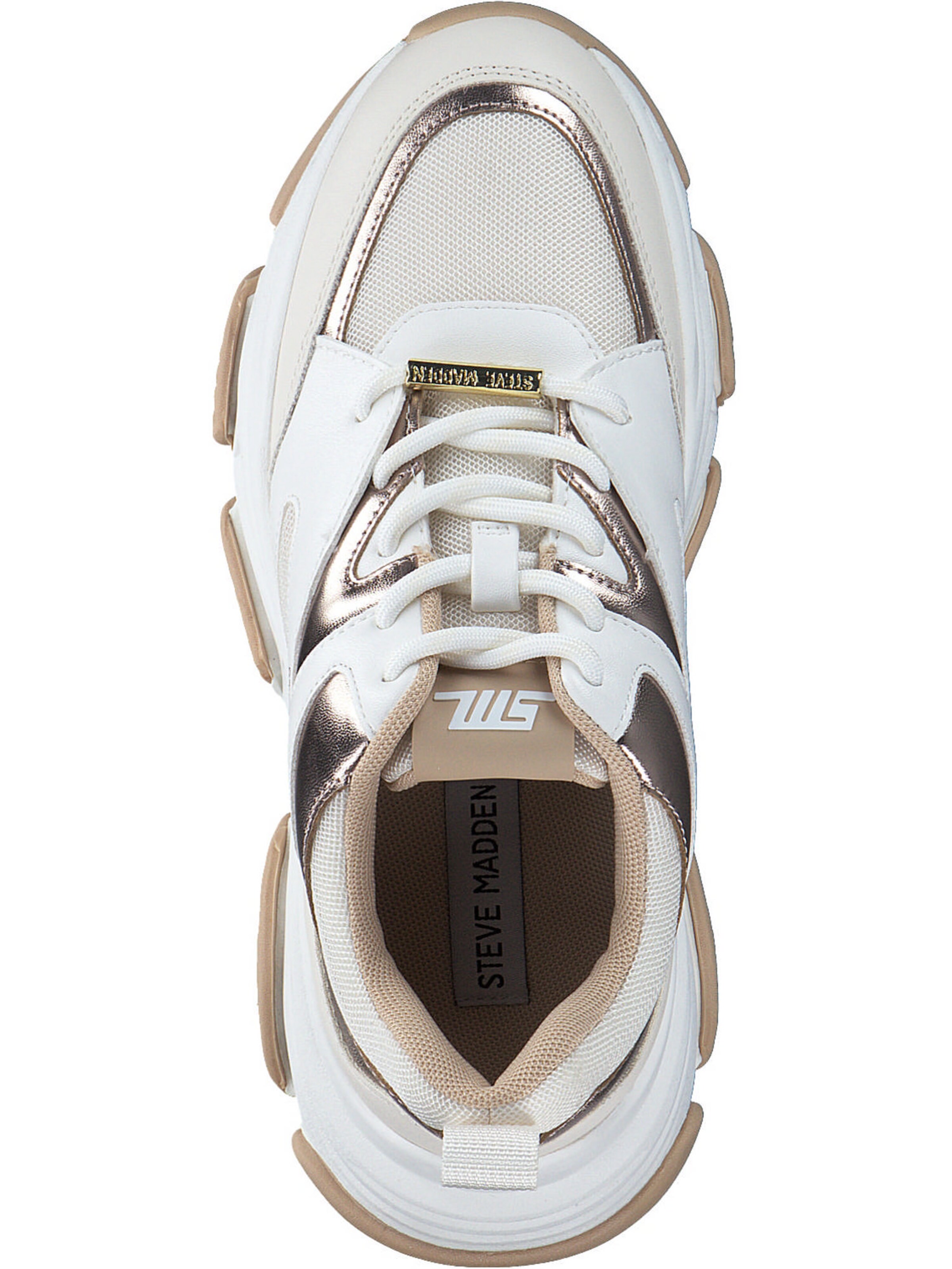 STEVE MADDEN Platform trainers 'Progressive' in Beige