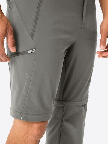 VAUDE Regular Outdoor Pants 'Farley' in Grey