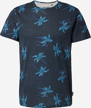 BLEND T-Shirt in Blau: predná strana