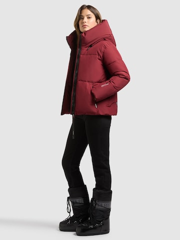 Veste d’hiver 'Audrey2' khujo en rouge