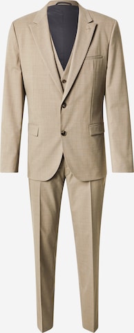 HUGO Regular Puku 'Arti/Hesten241V1X' värissä beige: etupuoli