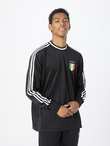melns ADIDAS SPORTSWEAR Sportiska stila krekls 'Juventus Turin': no priekšpuses