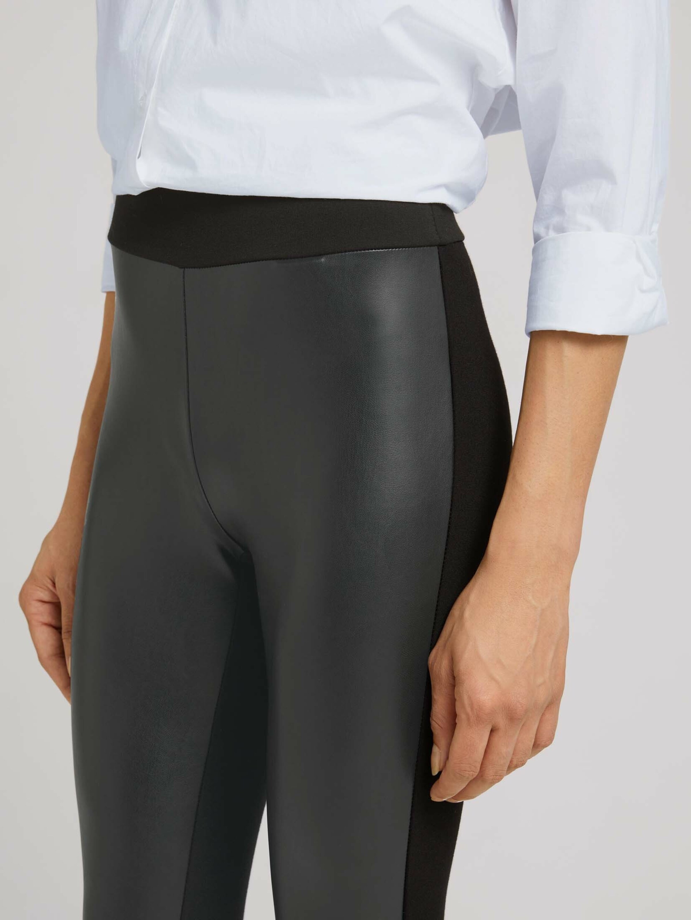 Frauen Große Größen TOM TAILOR Leggings in Schwarz - PA15748 Frauen Große Größen TOM TAILOR Leggings in Schwarz - PA15748