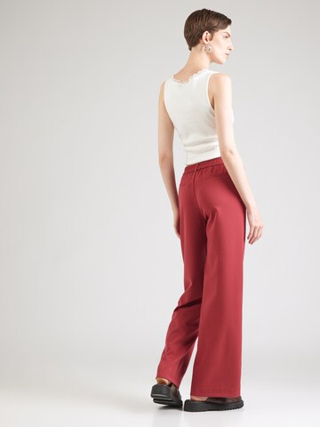 Wide Leg Pantalon chino 'OBJLisa' OBJECT en rouge