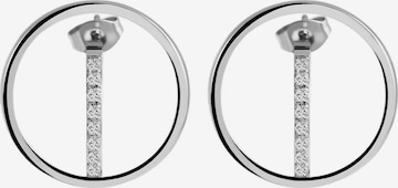 Akzent Earrings 'Melinda, langlebig' in Silver: front