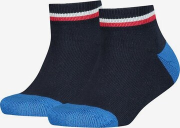 Chaussettes TOMMY HILFIGER en bleu : devant