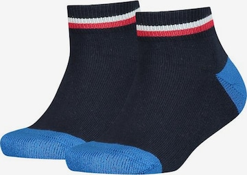 Chaussettes TOMMY HILFIGER en bleu : devant