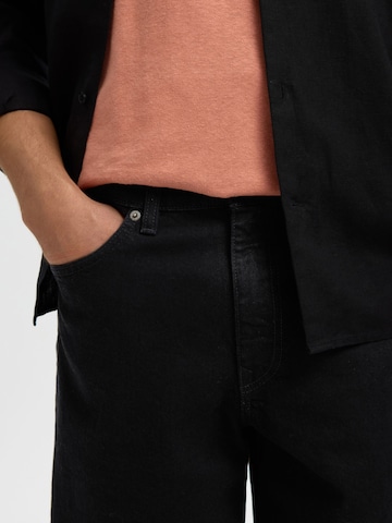 Regular Jean SELECTED en noir