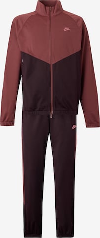 Nike Sportswear Φόρμα τρεξίματος σε κόκκινο: μπροστά