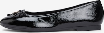 Balerini de la TOMMY HILFIGER pe negru: față