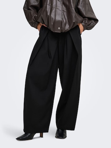 ONLY Vat Pantalon 'ONLYasmine' in Zwart: voorkant