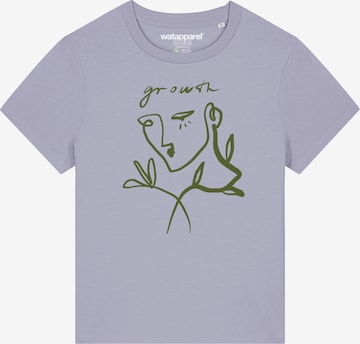 T-shirt 'Growth' Watapparel en violet : devant