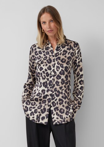 s.Oliver BLACK LABEL Bluse in Beige: Vorderseite
