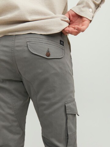 JACK & JONES - Tapered Pantalón cargo 'Paul Flake' en gris