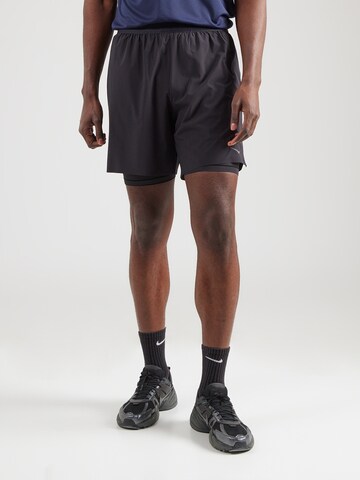 HOKA Regular Спортен панталон 'GLIDE 7' в черно: отпред